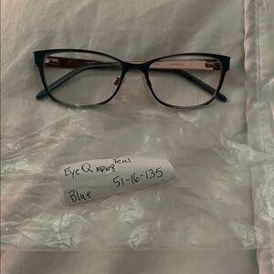 Teal and Blue Women's Glasses